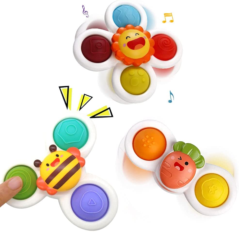 PATPAT Baby Toys ,3Pcs Bath Toys for Kids 1 2 Year Old, Suction Cup Toy, Sensory Toy Learning Toy Birthday Gifts for Girls Boys PATPAT Baby Toys ,3Pcs Bath Toys for Kids 1 2 Year Old, Suction Cup Toy, Sensory Toy Learning Toy Birthday Gifts for Girls Boys